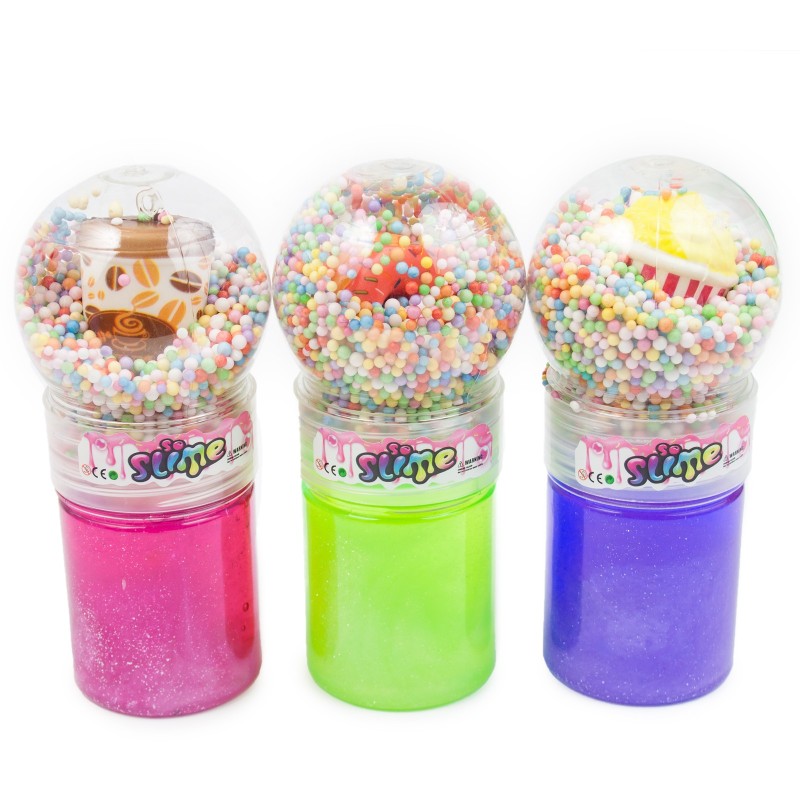 Slime ze squishy kuleczki zestaw 3 szt.