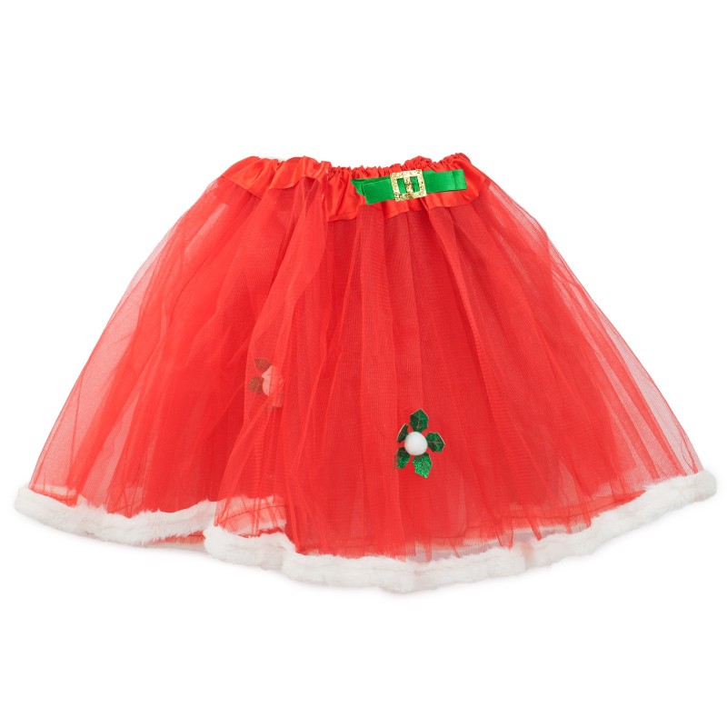 Mikołajka święta zestaw spódniczka tutu