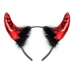 Zestaw Diabełek Maska i Opaska z Rogami