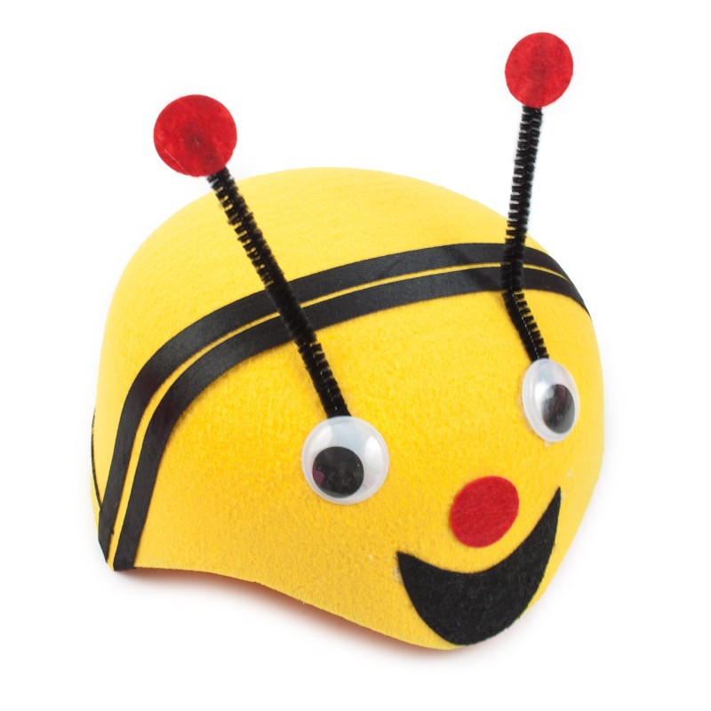 Czapeczka na głowę wesoła pszczółka