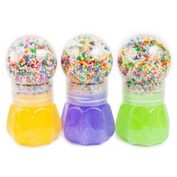 Slime z brokatem kuleczkami 3szt