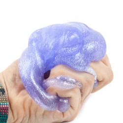 Slime z brokatem kuleczkami 3szt