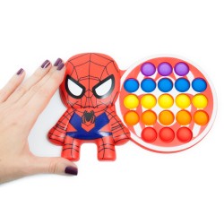 Popit zabawka spider man pająk