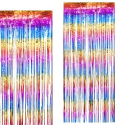 Kurtyna metaliczna tęczowa...