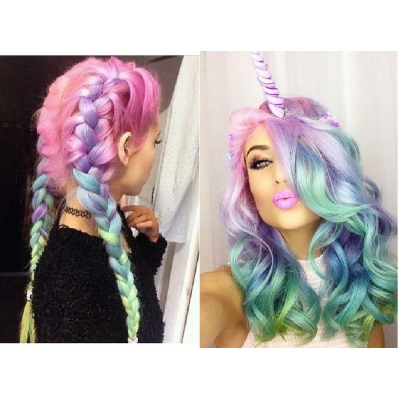 ZMYWALNE KREDKI DO WŁOSÓW cosplay