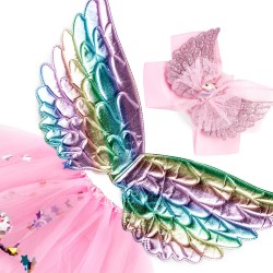 Jednorożec strój pony spinka spódniczka tutu skrzydełka