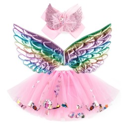 Jednorożec strój pony spinka spódniczka tutu skrzydełka
