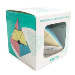 Kostka logiczna pyraminx 3x3x3 MoYu Pastelowa