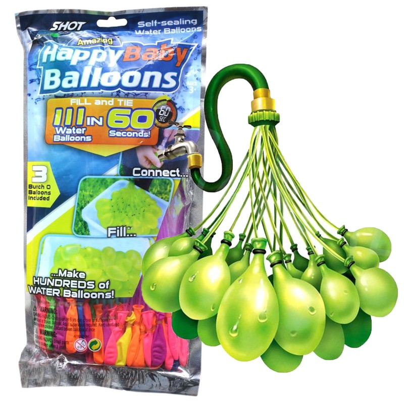 Kolorowe bomby wodne GWINT Balony na wodę