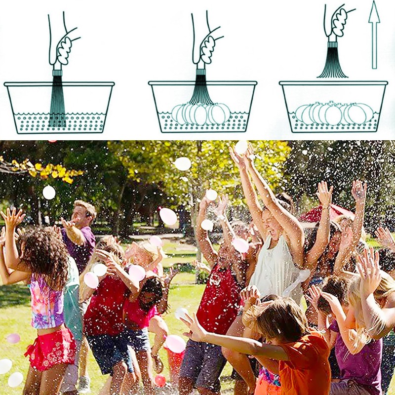 Kolorowe bomby wodne GWINT Balony na wodę