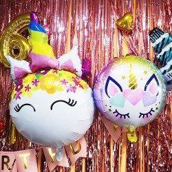 Zestaw Balonow Jednorożec i gwiazdki