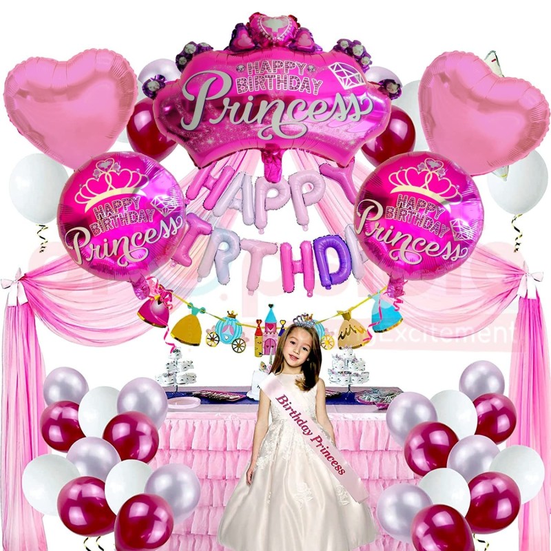 Duży Zestaw Balonów Balony Księżniczka Princess