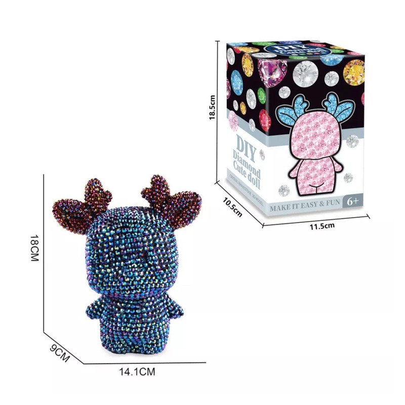 DIY DIAMENTOWA FIGURKA HAFT jelonek