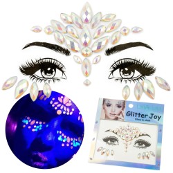 Świecące naklejki na twarz...