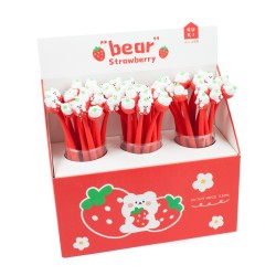 Długopis truskawka CIENKOPIS KAWAII