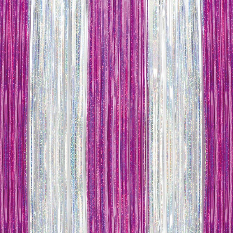 Kurtyna imprezowa srebro róż METALICZNA KOLOROWA TŁO