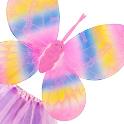 Motylek kolorowy skrzydełka tutu 2-6 lat