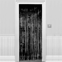 Kurtyna Imprezowa Metaliczna Czarna 99x200cm