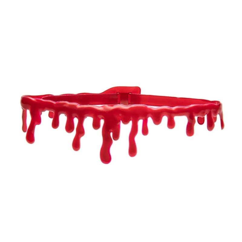 Halloween naszyjnik krew choker