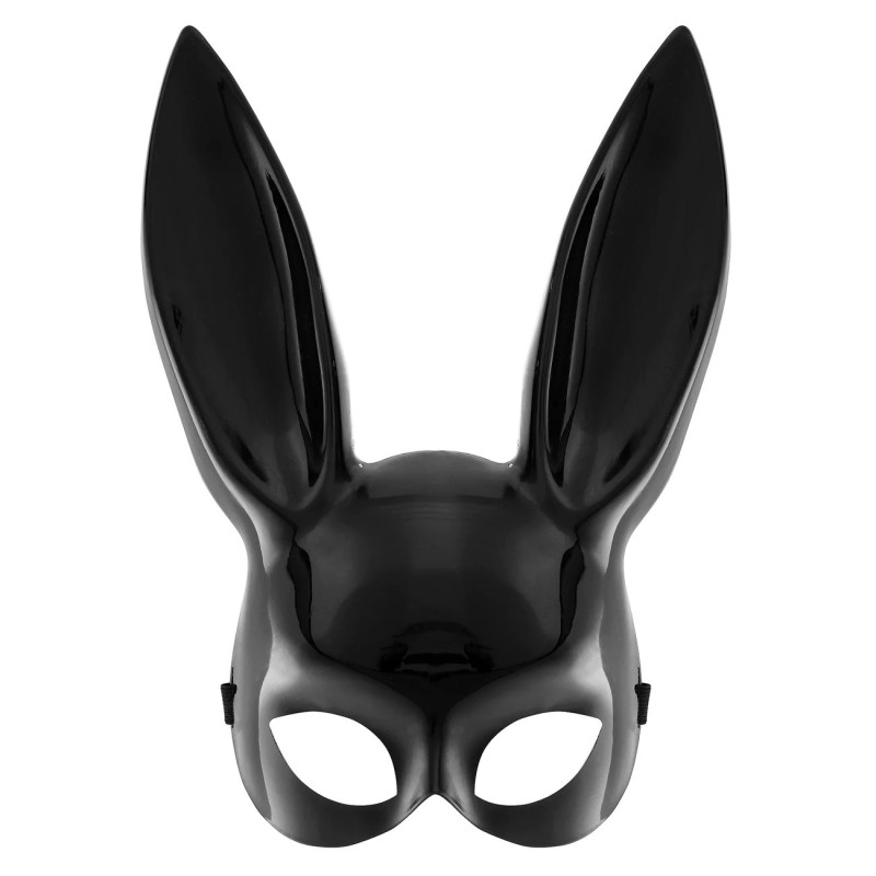 Maska Halloween Czarny Królik Uszy PLAYBOY HALLOWEEN
