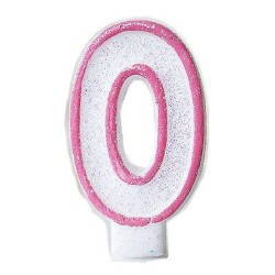 Świeczka urodzinowa Różowa...