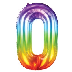 Balon foliowy tęczowy cyfra...