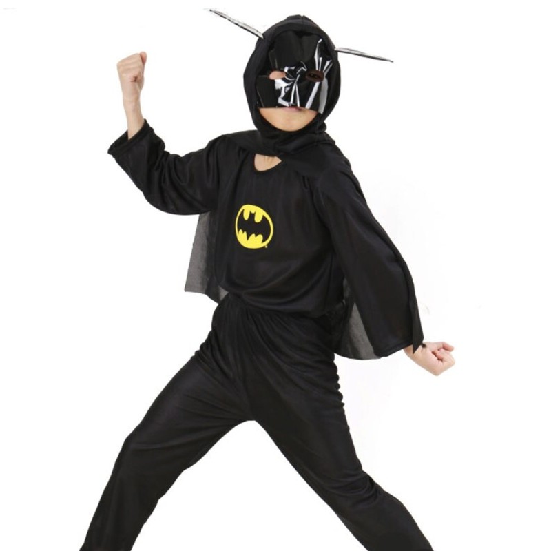 Strój przebranie Batman pelerynka super bohater