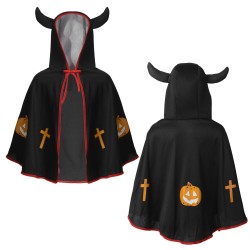 Peleryna halloween diabeł