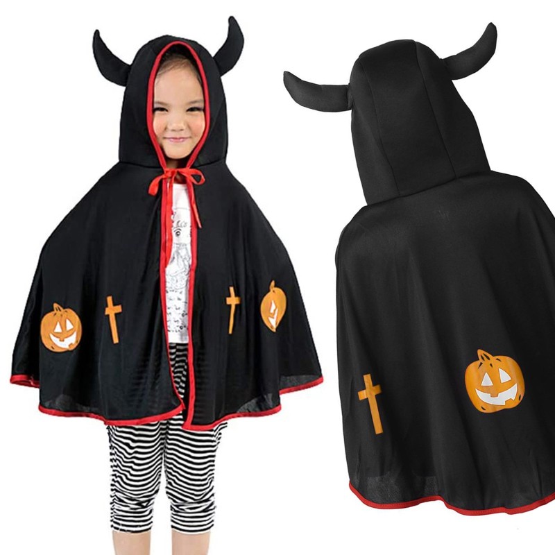Peleryna halloween diabeł