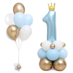 Balon Cyfra 1 z koroną...