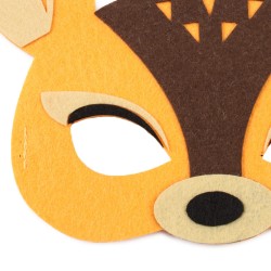 Maska na twarz filcowa sarenka