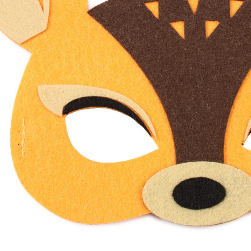 Maska na twarz filcowa sarenka