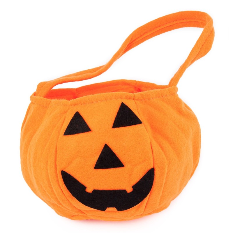 Zestaw halloween wiedźma z koszykiem dynie boo