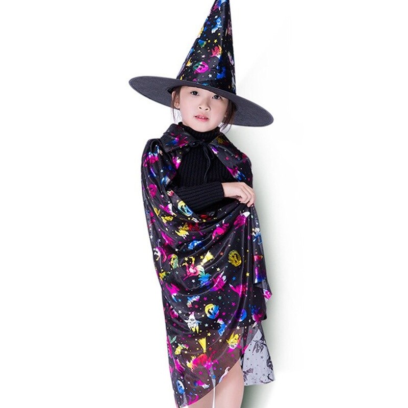 Strój Peleryna Halloween czarodziej mag