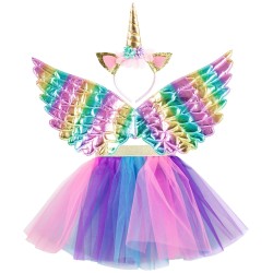 Zestaw Pastelowy Pegaz Strój Jednorożca