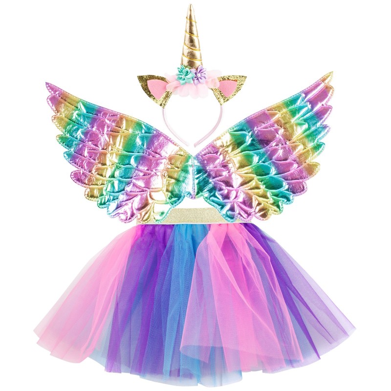 Zestaw Pastelowy Pegaz Strój Jednorożca