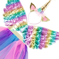 Zestaw Pastelowy Pegaz Strój Jednorożca