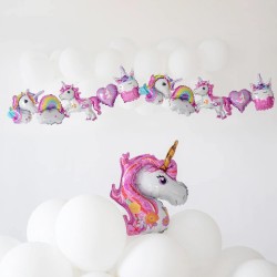 Girlanda balonów jednorożec