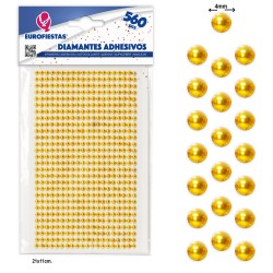 Perełki Metaliczne NAKLEJKI kryształki DŻETY 4mm 560szt.