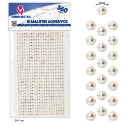 Perełki Metaliczne NAKLEJKI kryształki DŻETY 4mm 560szt.
