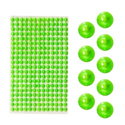 Perełki Perłowe NAKLEJKI kryształki DŻETY 6mm 260szt.