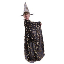 Halloween Peleryna z czapą Kapelusz