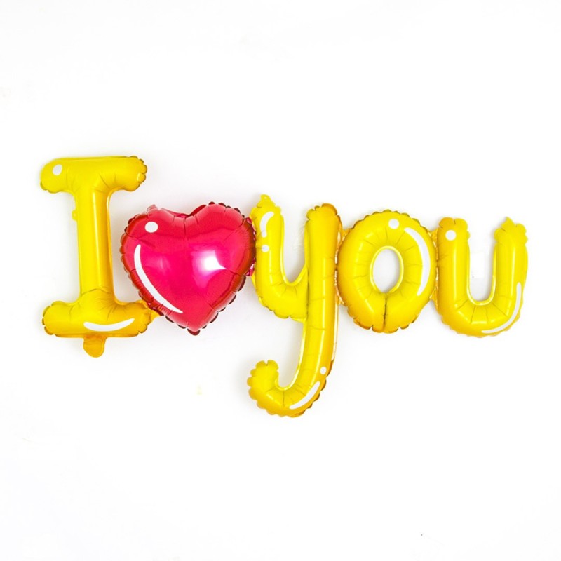 Balon I love You na Walentynki