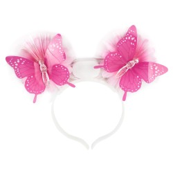 Wianek opaska kwiatki motylki