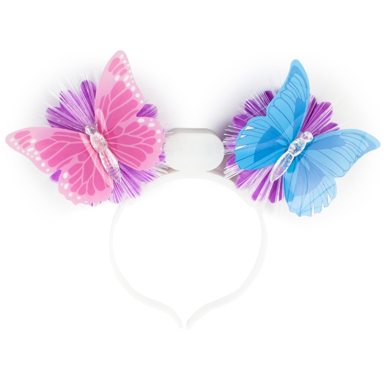 Wianek opaska kwiatki motylki