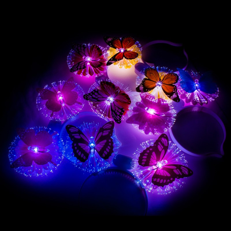 Wianek opaska kwiatki motylki