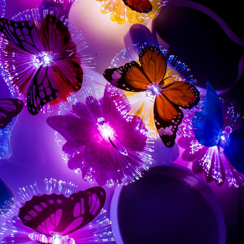 Wianek opaska kwiatki motylki