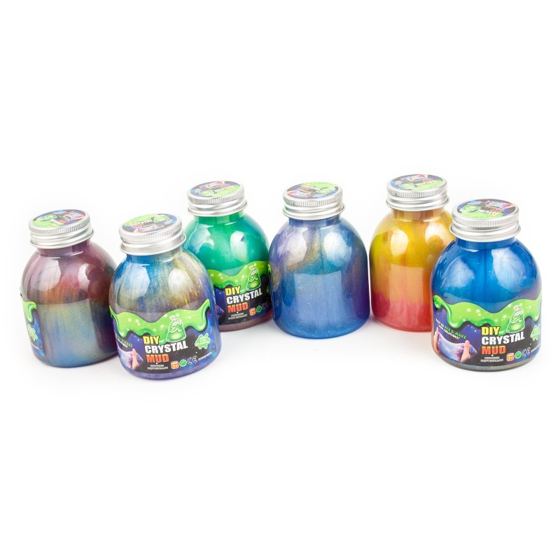 Metaliczny bokatowy Slime butelka galaxy DIY
