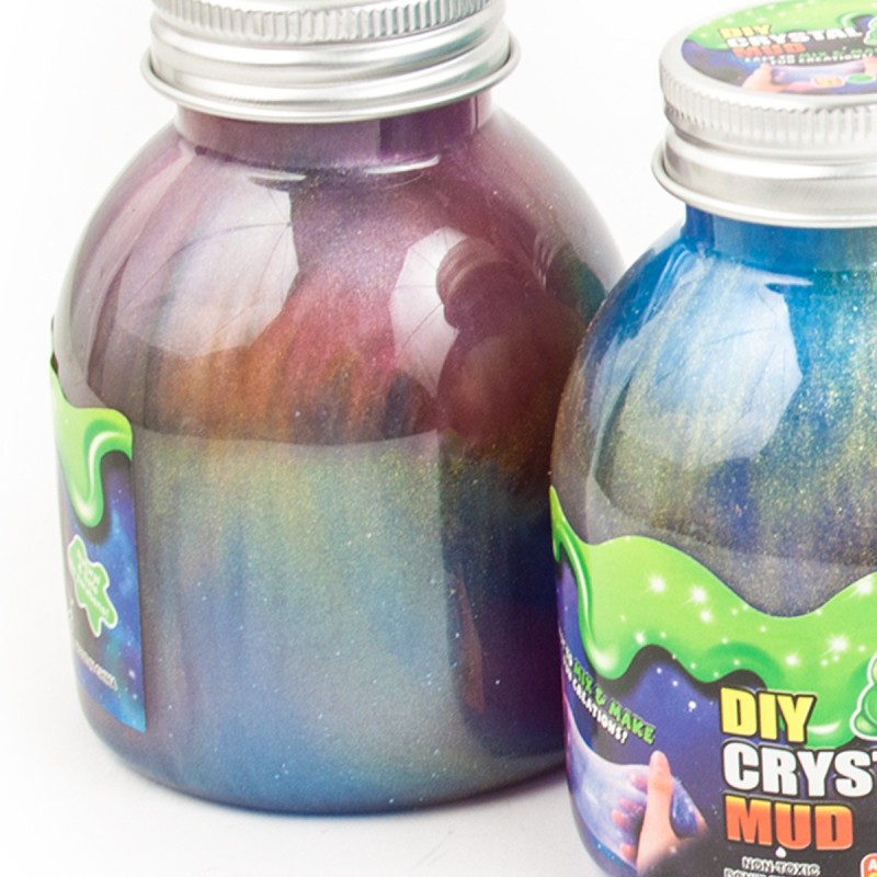 Metaliczny bokatowy Slime butelka galaxy DIY