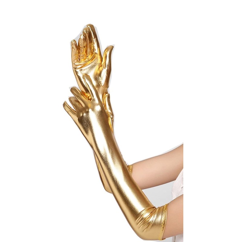 Rękawiczki imprezowe złote srebrne